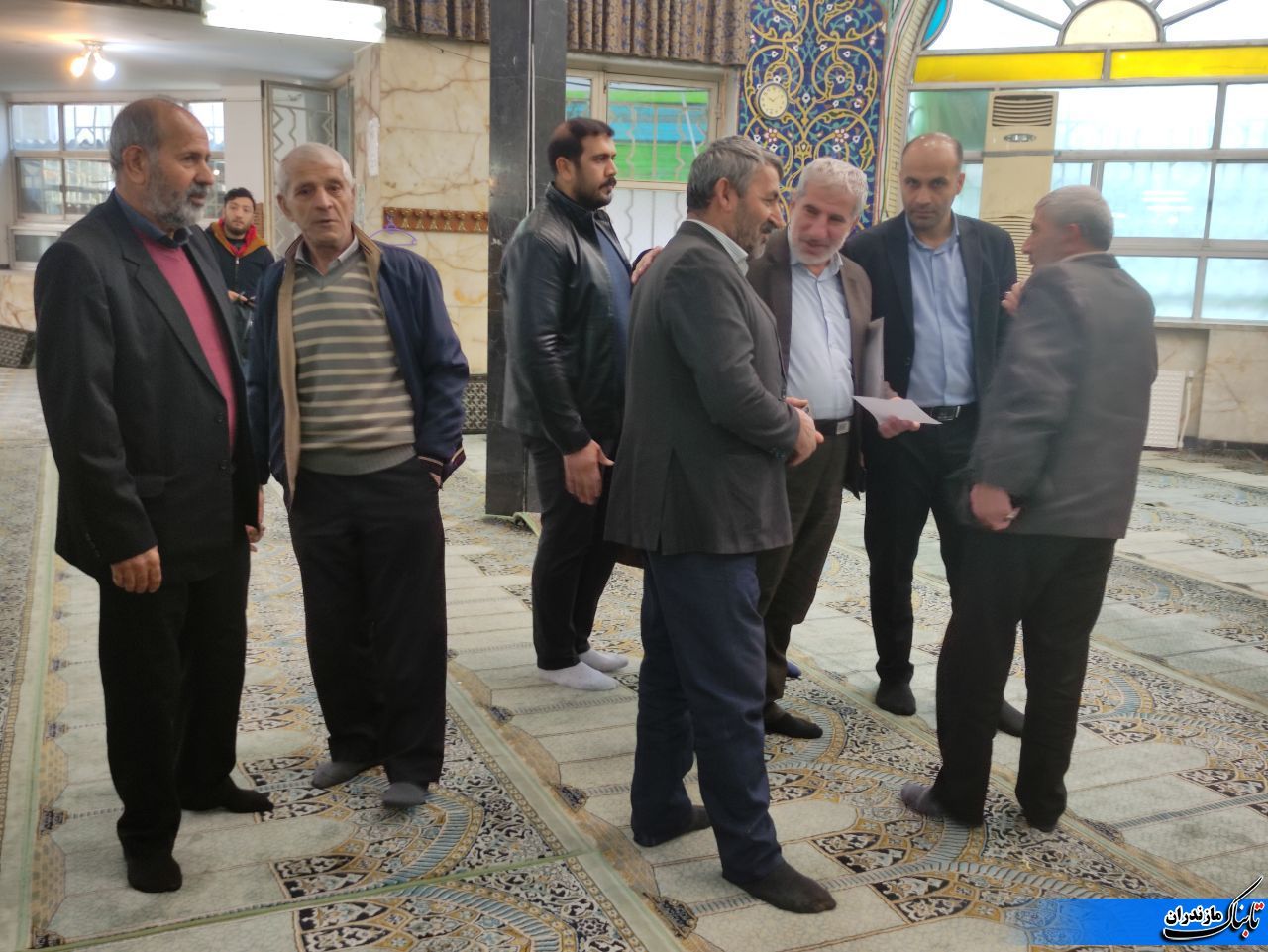 دیدار مردمی فرماندار نکا در مسجد جامع نکا برگزار شد