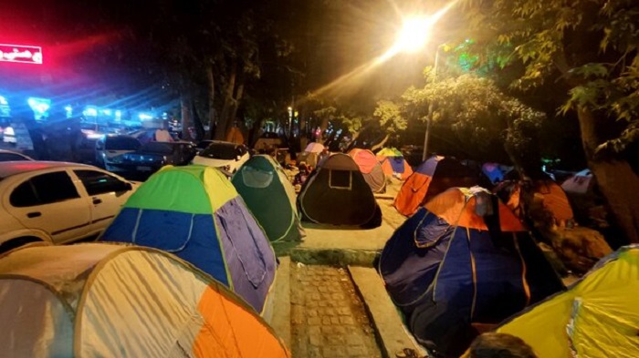 بازدید شبانه از آبشار یاسوج / امان از پلاک ۴۹ ! + فیلم