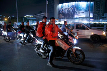 جشن هواداران پرسپولیس در تهران