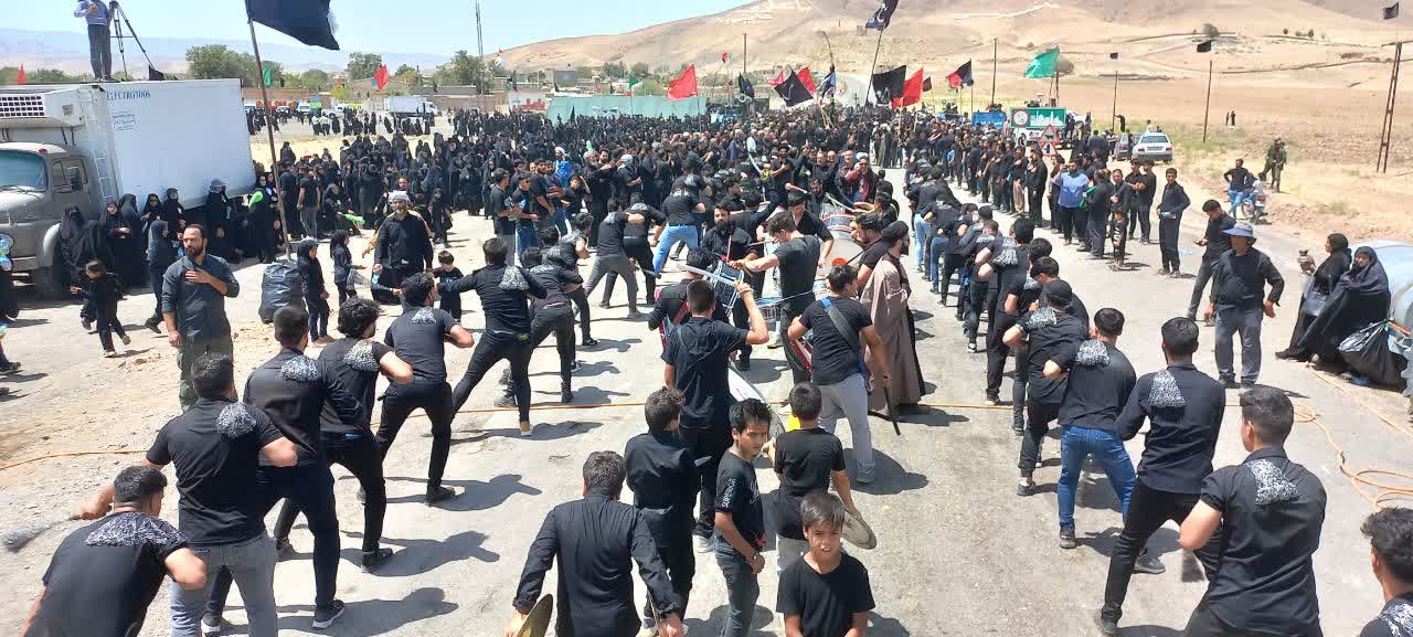 برگزاری آیین عزاداری عاشورای حسینی درصالح آباد