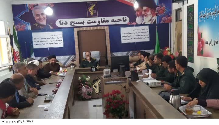 دیدار فرماندار شهرستان دنا به همراه اعضای شورای اداری با فرمانده سپاه این شهرستان به مناسبت هفته دفاع مقدس دیدار فرماندار شهرستان دنا به همراه اعضای شورای اداری با فرمانده سپاه این شهرستان به مناسبت هفته دفاع مقدس