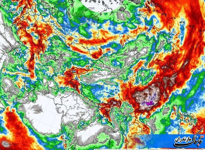 وضعیت جوی و متوسط دمای مازندران تا هفته آینده+ جدول و نقشه هواشناسی
