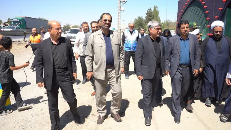 بازدید میدانی از موکب های پذیرایی و اسکان زائران در محور مشهد _ گلبهار