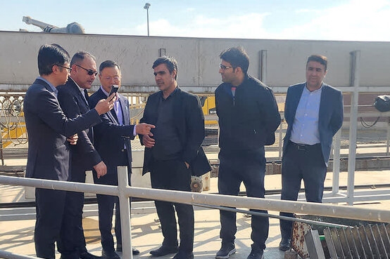 چینی‌ها در تصفیه‌خانه فاضلاب پردیسان